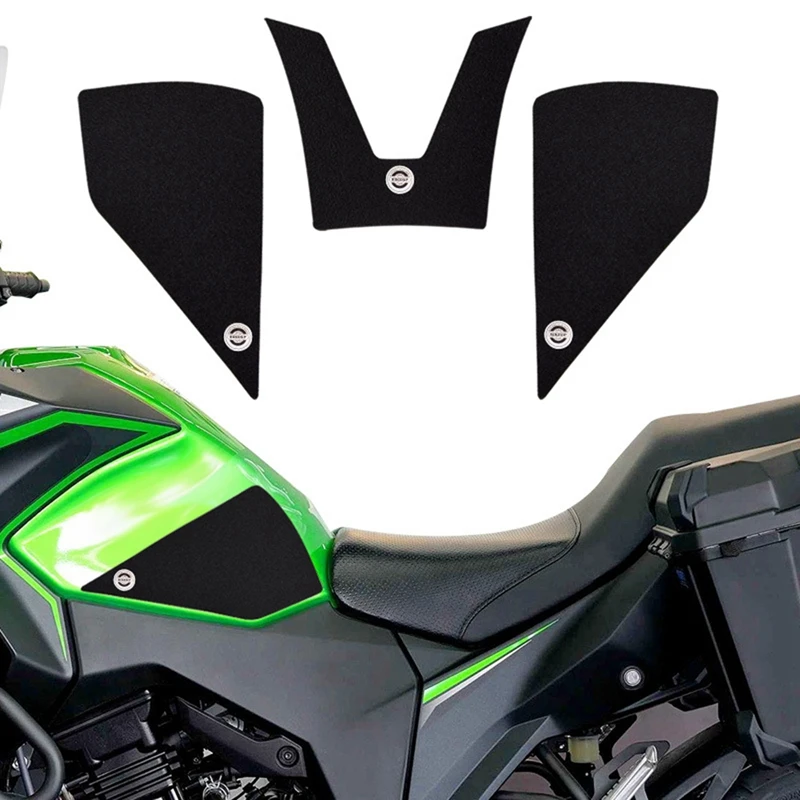 Motorcycle Fuel Oil Tank Pad Decal Protector Cover Sticker Anti-Slip Side Sticker For KAWASAKI Versys 300 17-21