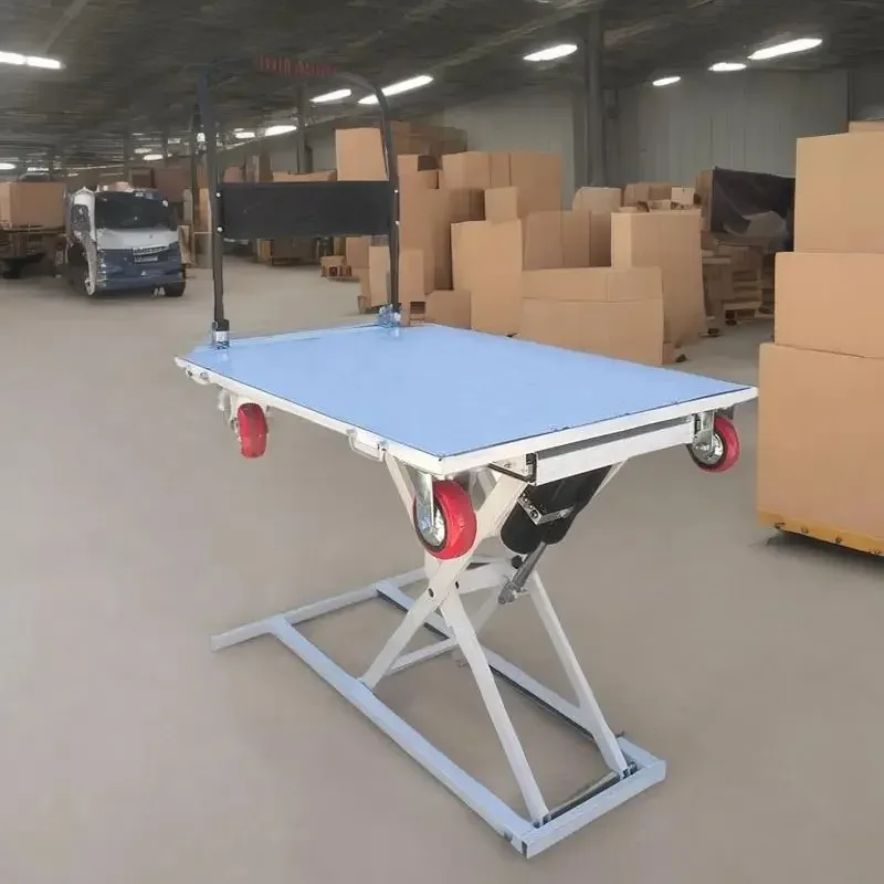 

Electric Self-loading Carts, Flat Lifting Platform, Hydraulic Lifting Table