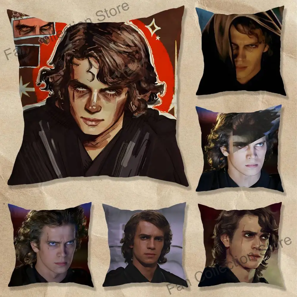 A-Anakin S-Skywalker Pillow Case For Sofa Decor Car Office Room Printing Cushion Cover Decorations and Protector