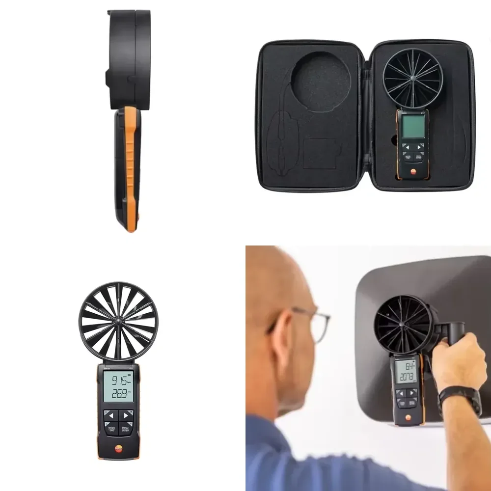 

Brand New Testo 417 - Digital 4 Inch Vane Anemometer with App Connection