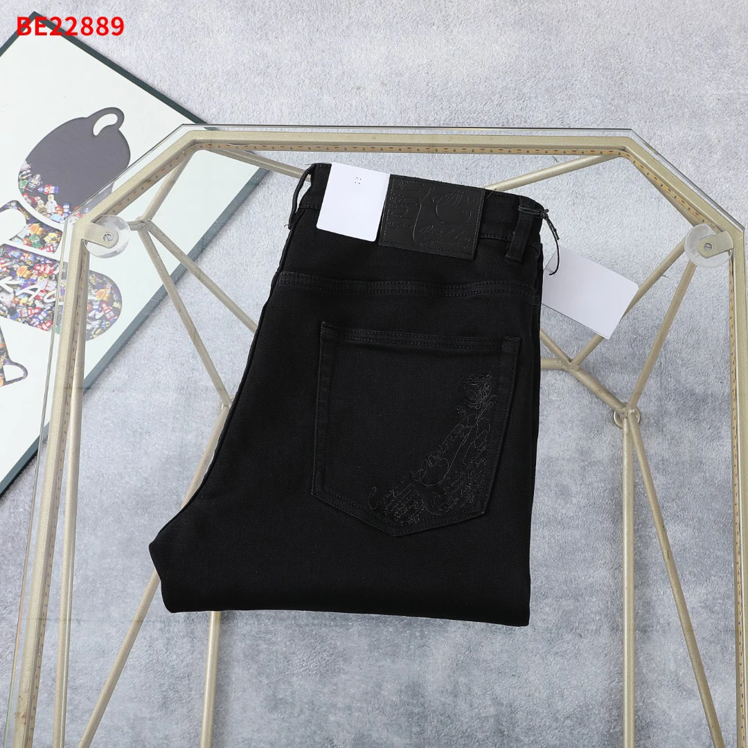 BLLIYOSS 1895 جينز رجالي جديد مريح غير رسمي مرن عالي الجودة مستقيم طويل السراويل الجلدية تسمية حجم 30-42 المال القديم