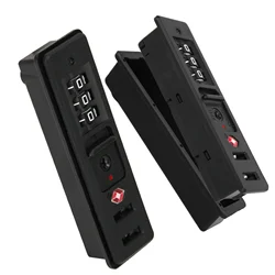 1/2Pcs Luggage Custom Lock Authentication Security Locks Suitcase Replacement Password Lock for Travel 3 Digit Self-Setting Lock