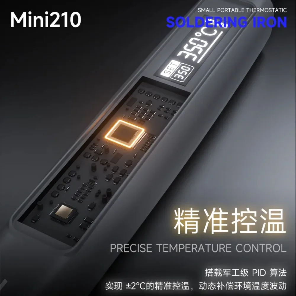 Mechanic Mini 210 Small Portable Soldering Iron Fast Heating Smart Sleep for Phone PCB IC SMD solder REPAIR