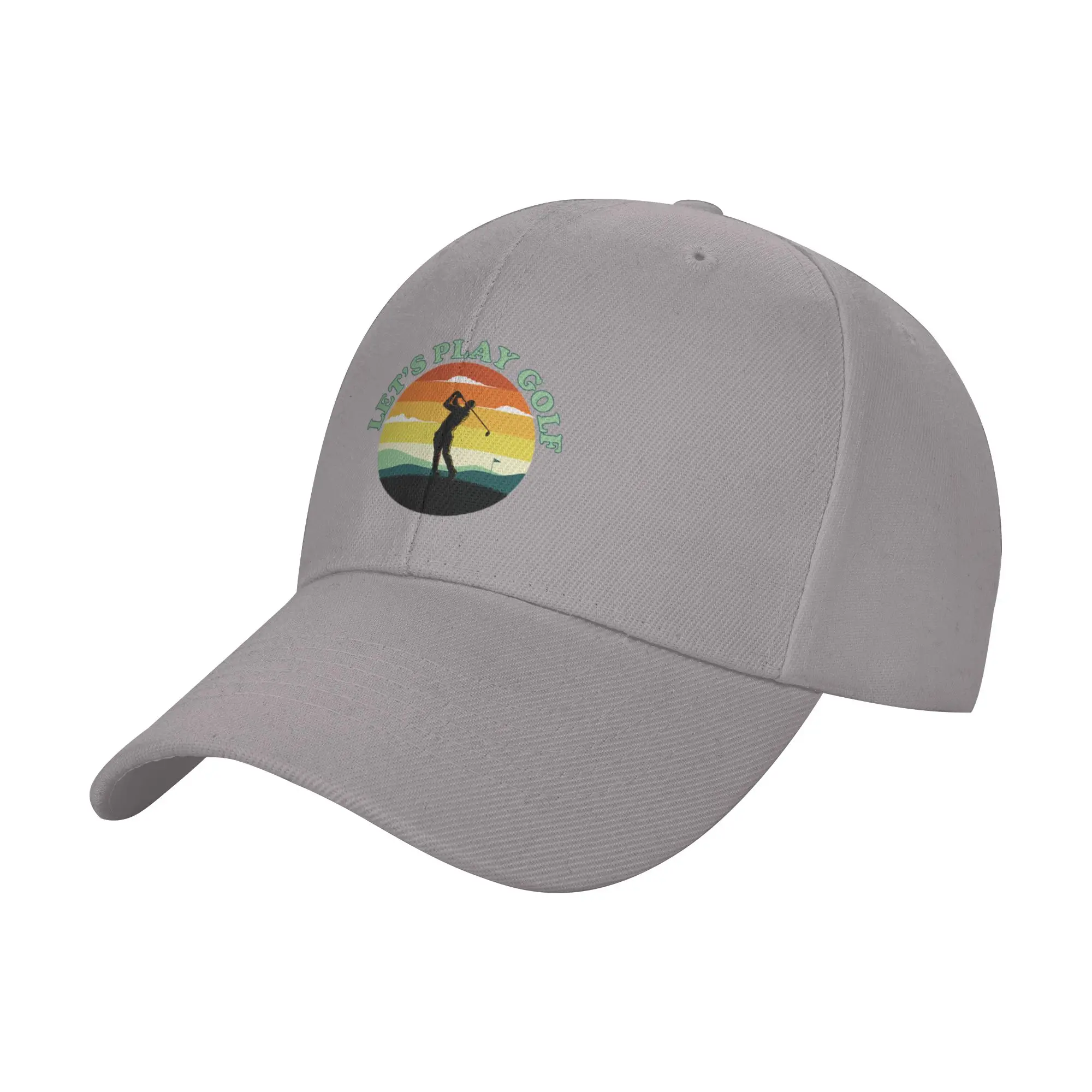Hot Sale Let s Play Golf Baseball Cap  Snapback Brand Men Caps  Yard Work Brand Men Caps