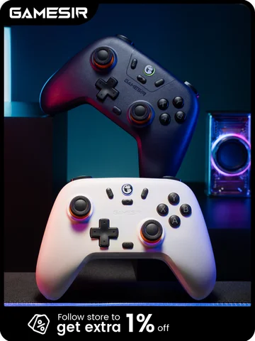 GameSir Nova Lite Wireless Gamepad, Bluetooth Gaming Controller with Hall Effect for Switch, Android, iOS, PC, Steam Games