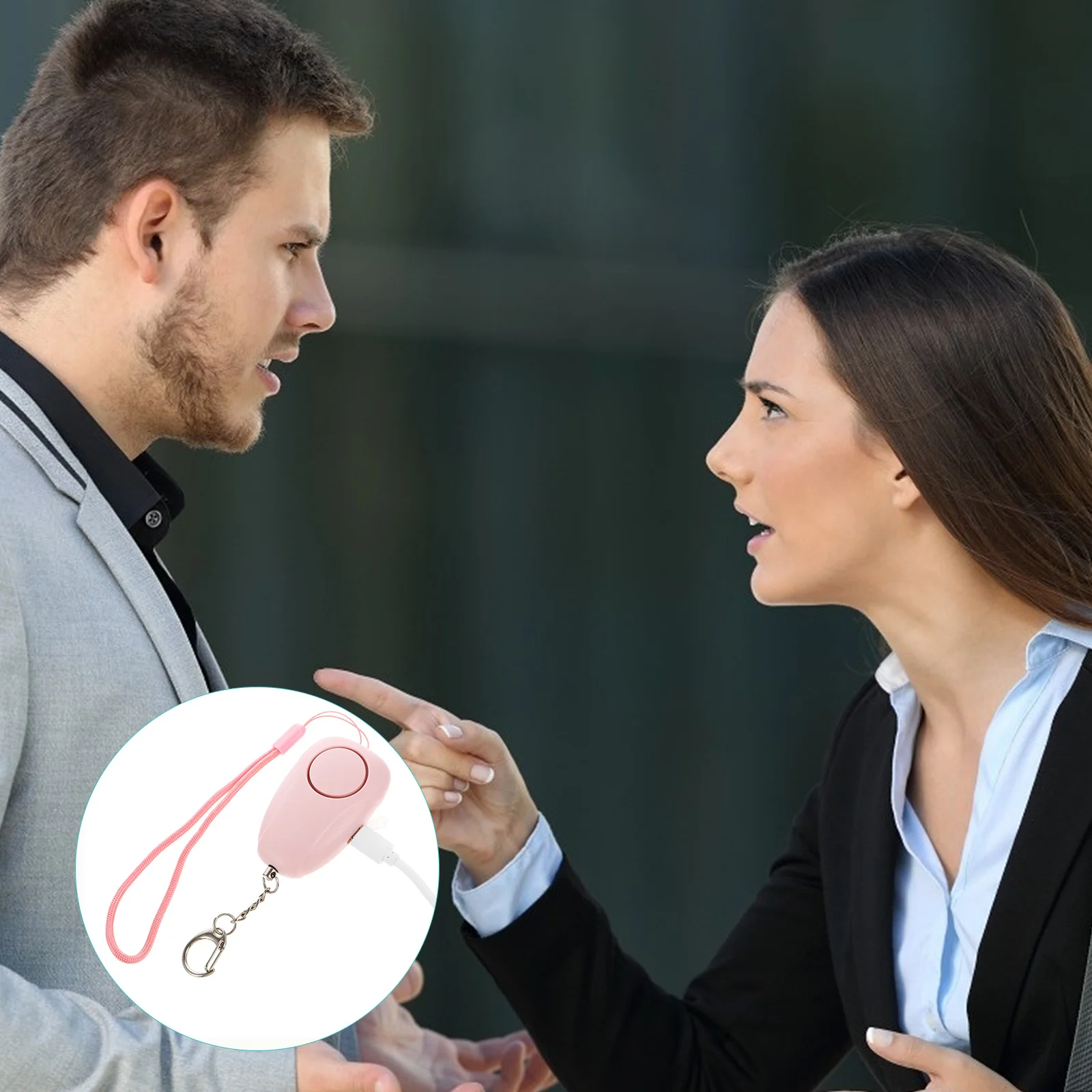 

Personal Security Alarm for Women 120db Emergency Safety Alarm LED Light Night Running Walking Dog Hiking Camping