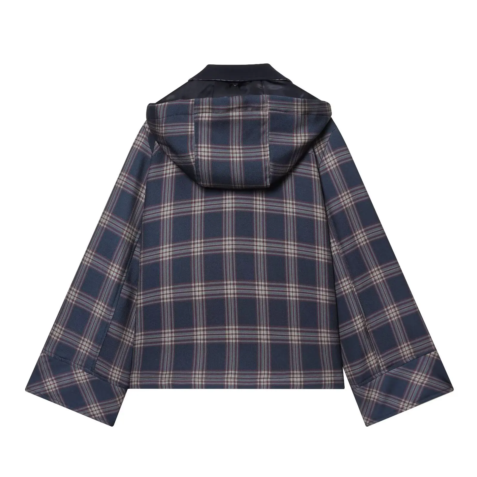 เสื้อแจ็คเก็ตผ้าฝ้ายลายสก็อตมีฮู้ดแฟชั่นใหม่สำหรับผู้หญิง DiYiG ประจำฤดูหนาวปี 2025 สไตล์เรโทร แขนยาว ติดกระดุม  แจ็คเก็ตโค้ทสำหรับใส่เป็นเสื้อนอก