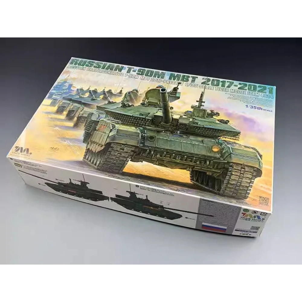 Tiger 4614 1/35 Scale Russian Uralvagonzavod T-90M T90 MBT Main Battle Tank Display Hobby Craft Toy Plastic Assembly Model Kit