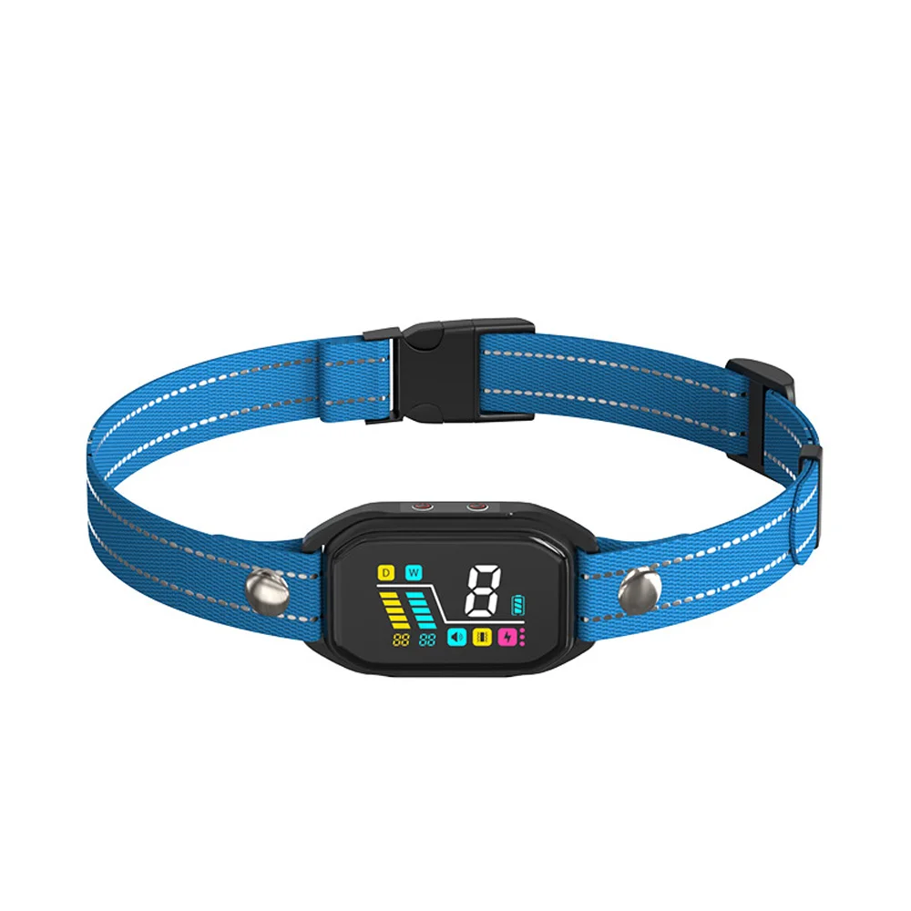 Smart LCD Dog Bark Deterrent IP67 Waterproof 8 Adjustable Sensitivity Compact Lightweight