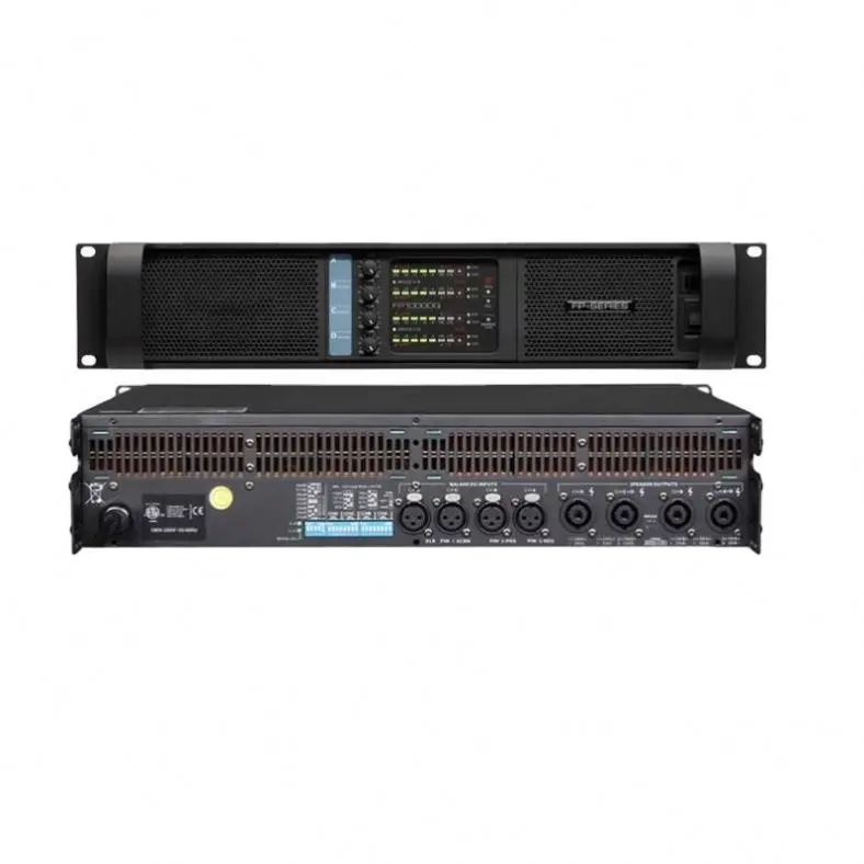 Aoshen FP10000Q Professional 4 Channel 1350W 4 High Power Amplifier 10000W AC 220V / AC 110V Stereo Power Amp Class d