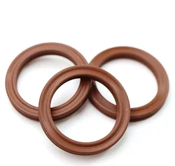 CS 3.53mm Brown FKM X-Ring Seals ID 4.34-456.06mm Four Lip Seal Ring Gaskets Oil Resistant and Waterproof
