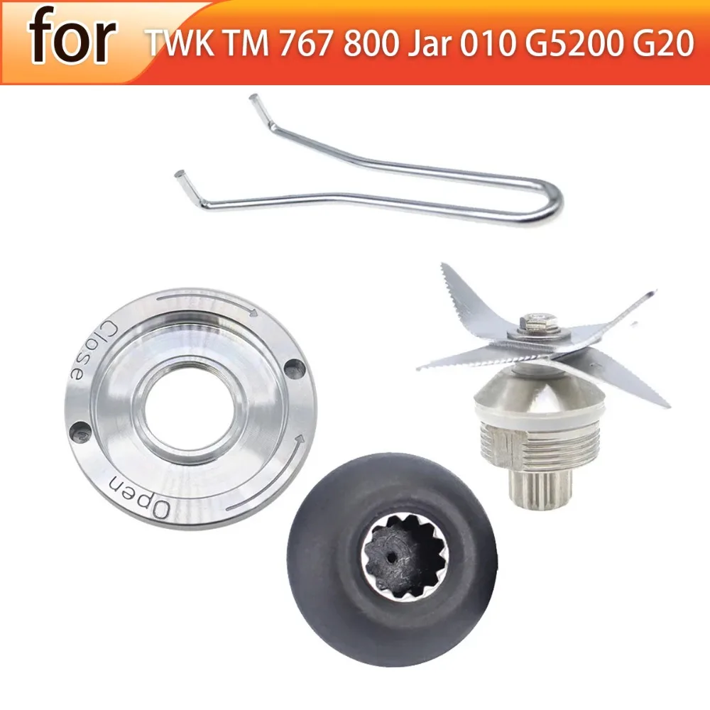 High Quality  2L Blender Juicer Blade Knife Replacement Parts for TWK TM 767 800 TWK Jtc 767 800 Jar 010 Biolomix G5200 G20