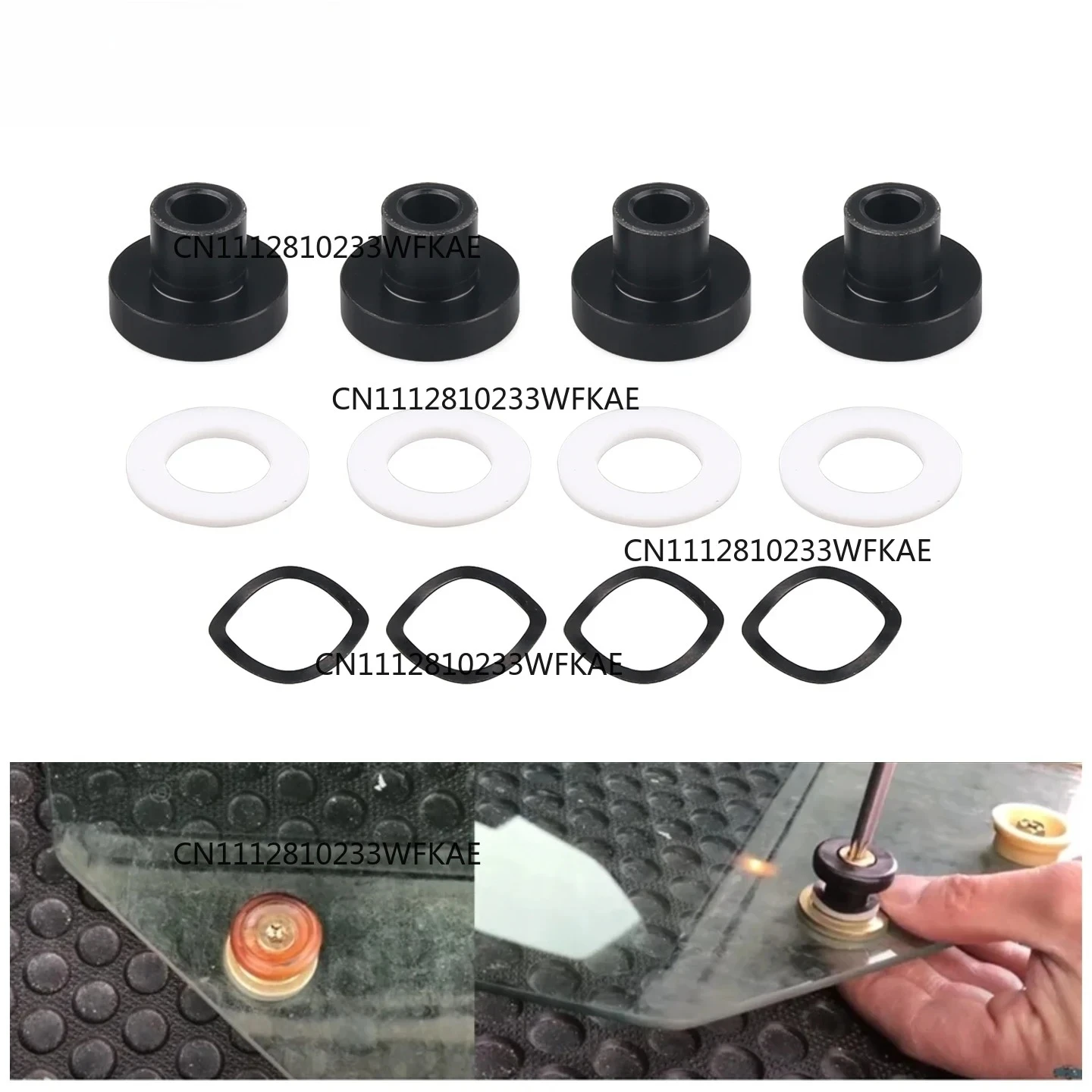 4x Window Bushing 909-925 Replacement Premium Spare Parts Durable Professional Easy to Install Fit for Mazda Miata 90-05