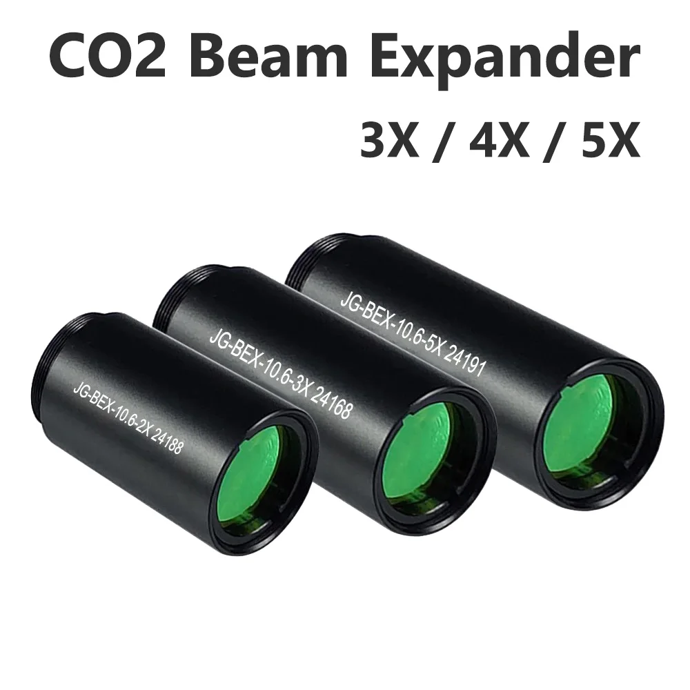 CO2 Laser Beam Expander 3X 4X 5X Expansion Ratio M22*0.75 Lense Optics For CO2 10600nm Laser Marking Machine