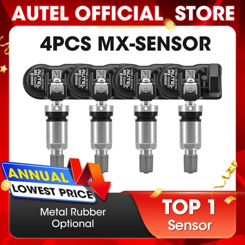 Autel MX Sensor 433 315MHZ Sensor TPMS herramientas de reparación de neumáticos escáner Monitor de presión de neumáticos probador programación MX-Sensor