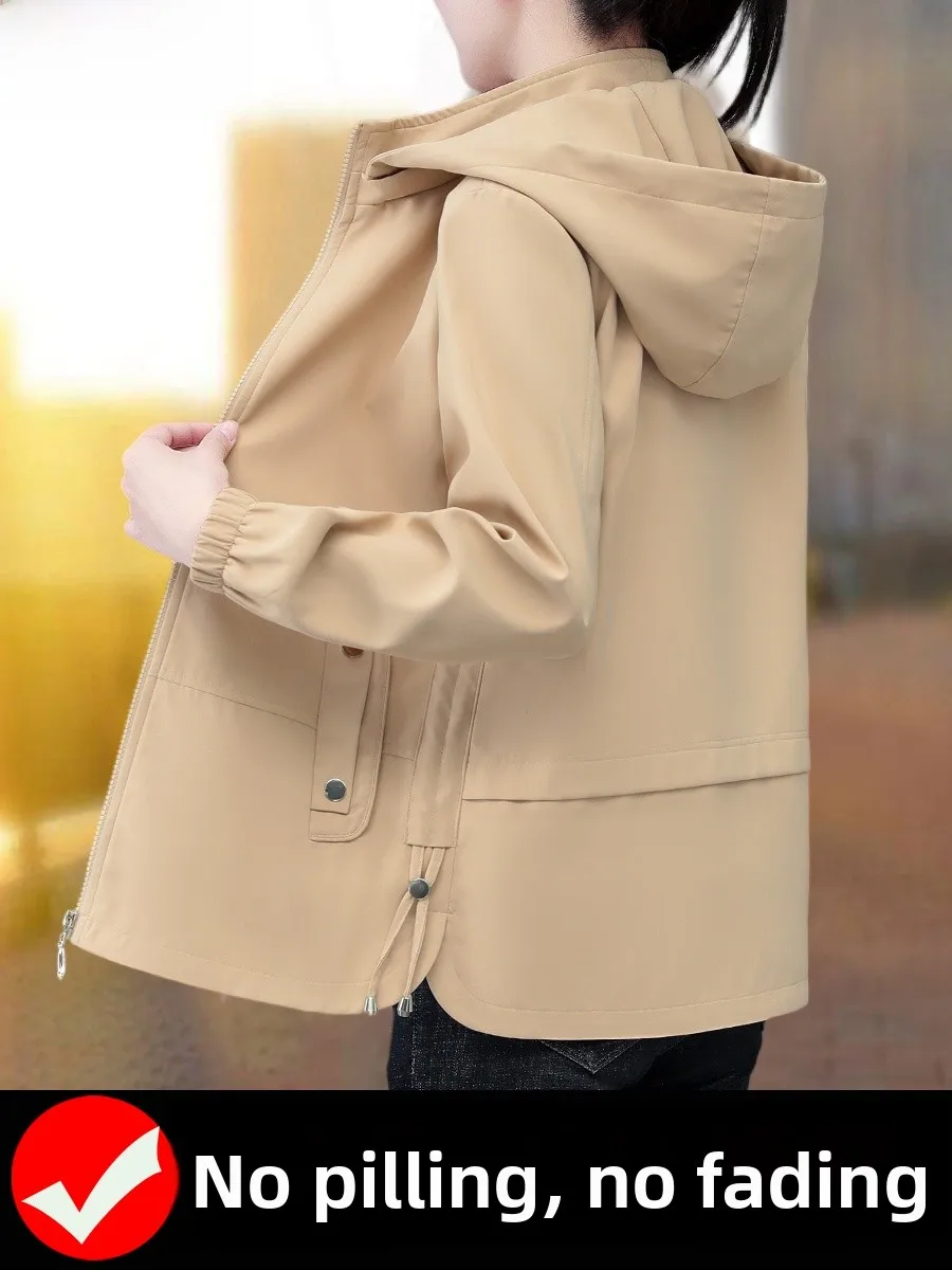 

Trendy ort Jaet Women's Spring Autumn 2025 New Sle Ladies' Coat Middle-aged Faionable Mom Top Zipper ket Design Po...
