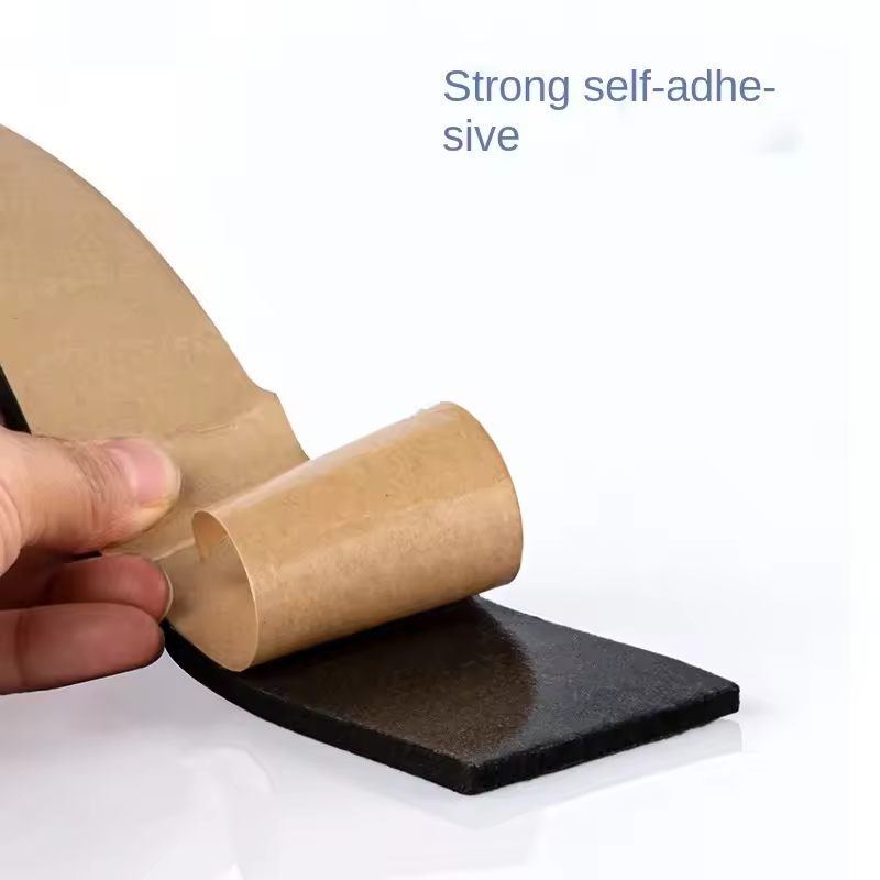 Rubber Self Adhesive Sponge Seal Strip Width10-30mm Thick 2-20mm Single Sided Adhesive EVA Black Foam Anti-collision Seal Gasket - Image 5