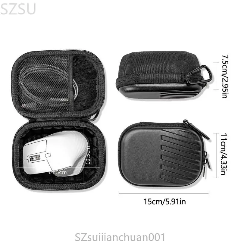 

SZSU Mouse Travel Case For MX 3S Offering Dustproof Protections And Convenient Storage Pocket