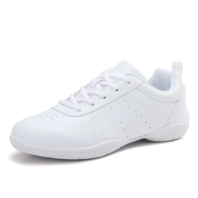 Youth Cheerleading Sneakers Girls White Dance Shoes Women Sneakers Training Tennis Kids Competitive Aerobics Shoes