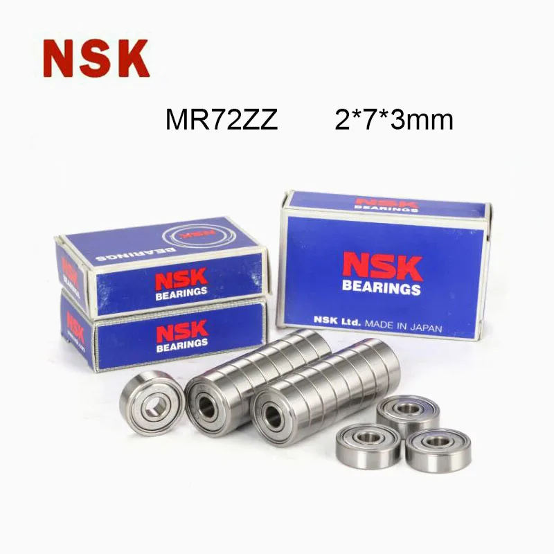

Japan NSK MR72ZZ Bearing ABEC-7 (5/10PCS) 2X7X3 mm Miniature Ball MR72 ZZ Bearings WML2007 ZZX