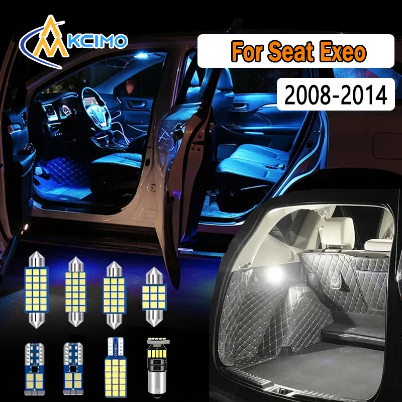 

LED Interior Light Canbus For Seat Exeo & Exeo ST 3R 3R2 3R5 2008-2014 Super Bright Dome Map Door Lights Easy Install Bulbs Set