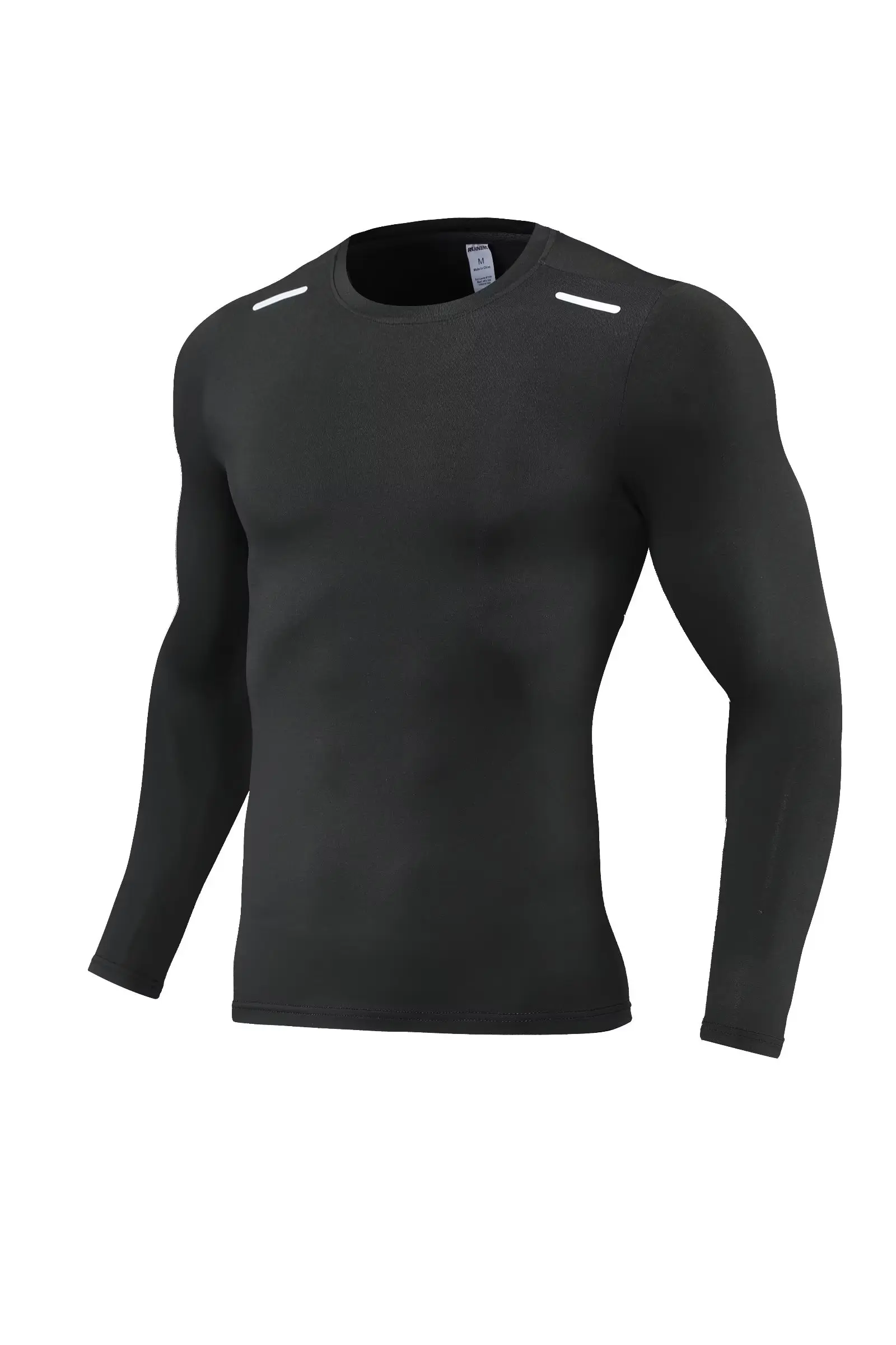 Long Sleeve Fitness basketball Running tight Men spandex Bodybuilding Sports shirts Gym training Compression T shirts Sport