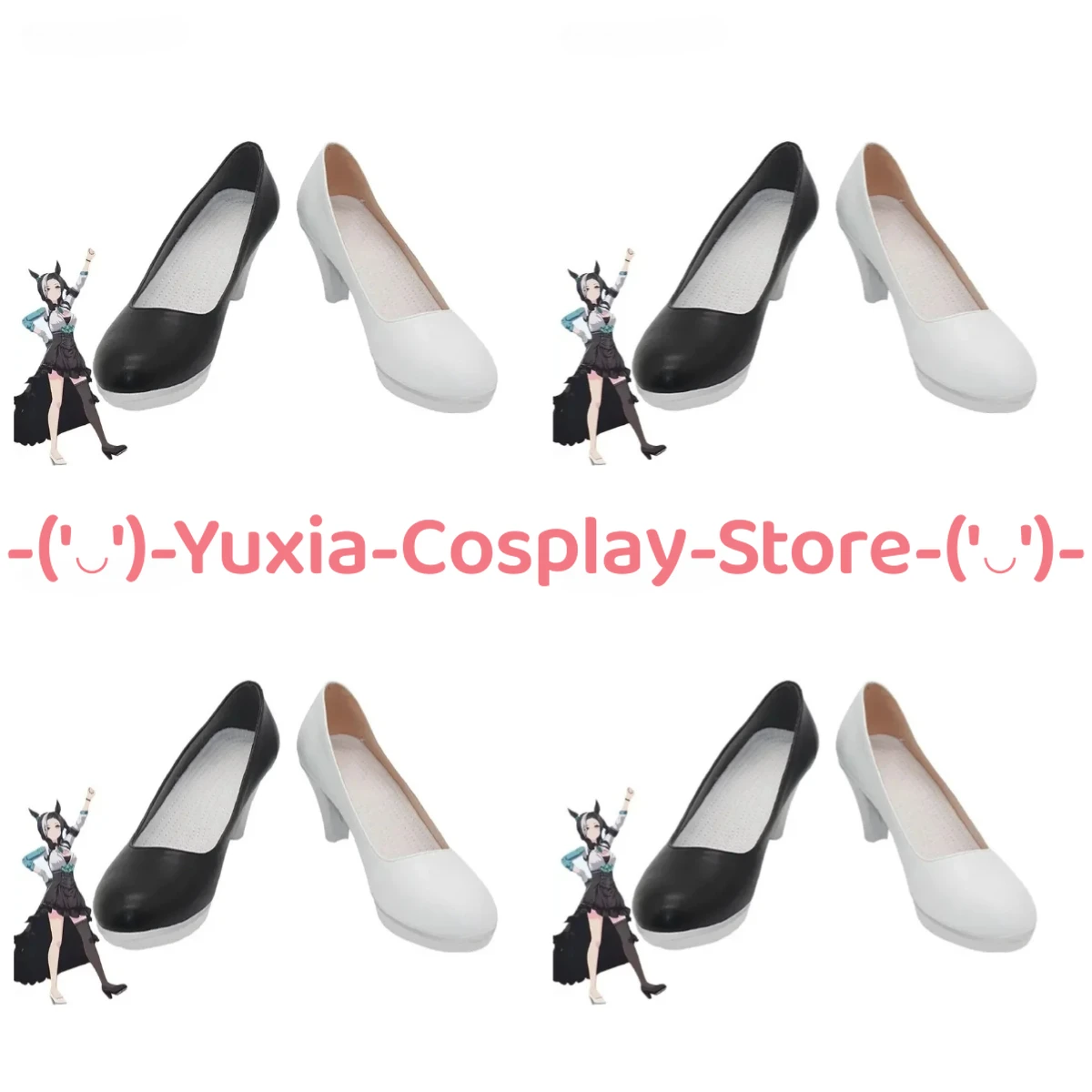 

Yuxiacosplay! Uma Musume Pretty Derby Mejiro Ramonu Cosplay Shoes Game Character Prop PU Leather Boots Halloween Party Costume