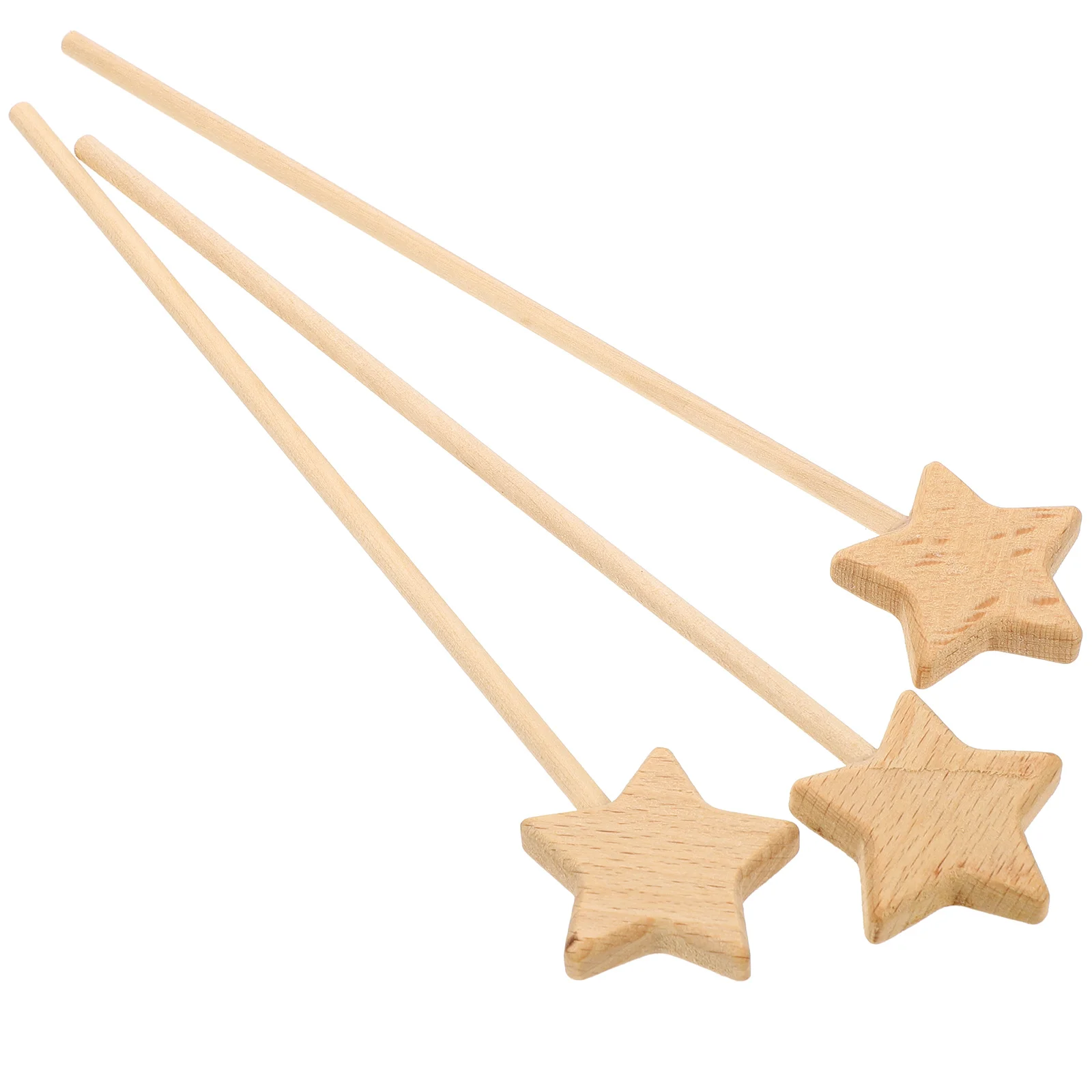 Wooden Fairy Wand Blank Fairy Wand Fairy Stick Girls Fairy Wand Toys Star Wand Unpainted Fairy Wand Unfinished Fairy Wand