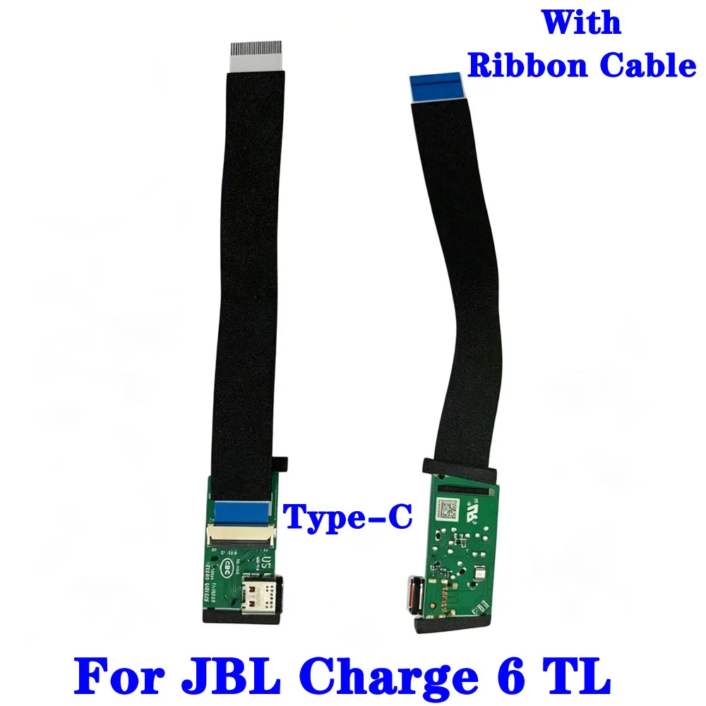 For JBL Charge 6 TL Micro USB Power Supply Board Connector Type C USB Charge Port With Ribbon Cable