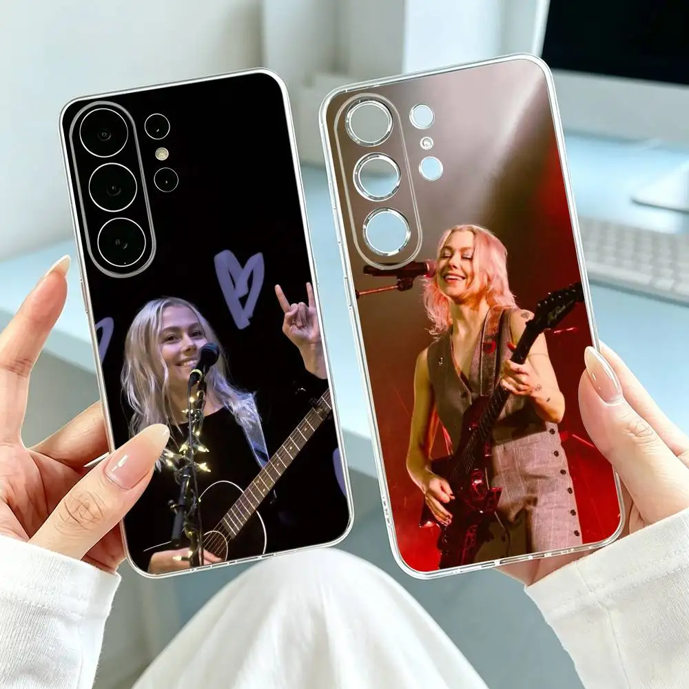 Singer Phoebe Bridgers-S  Phone Case Transparent Silicone Soft For Samsung S25,S24,S21,S22,S23,S30,Ultra,S20,Plus,Fe Gift