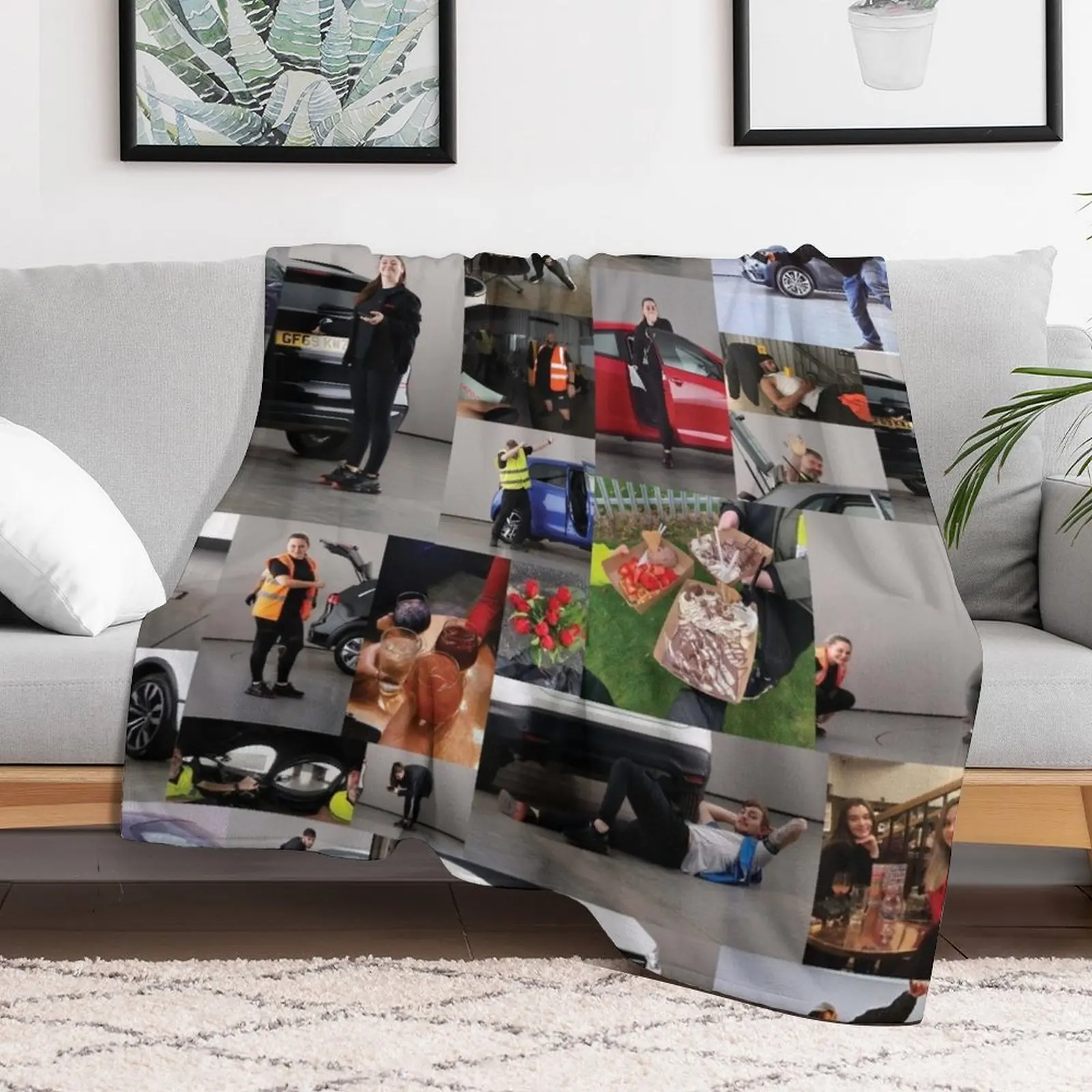 Cazoo people Throw Blanket Fashion Sofas Blankets For Sofas halloween Weighted Blankets