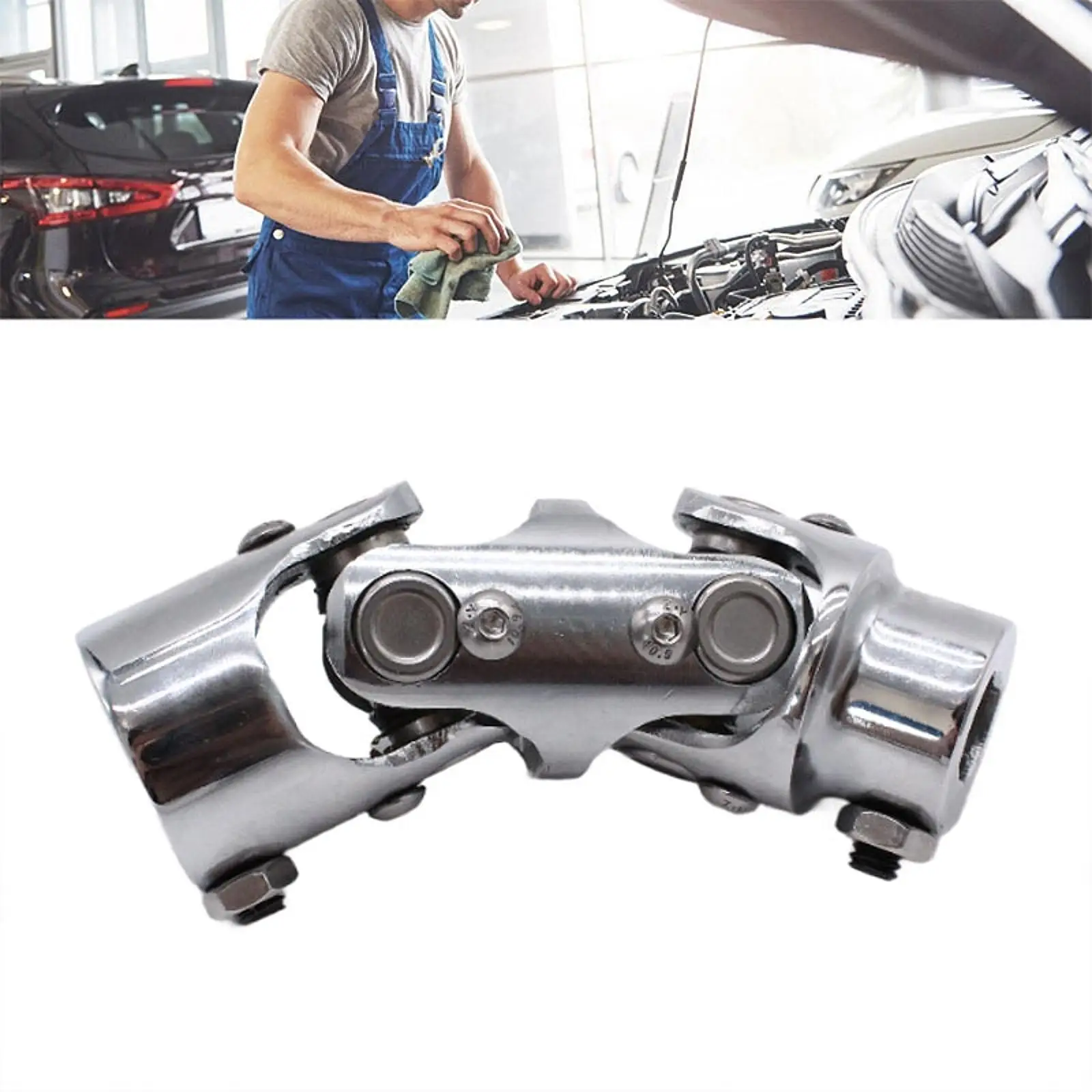 

Double Steering Universal U Joint Shaft Repair Part Reliable 1"x3/4"(ddxdd)