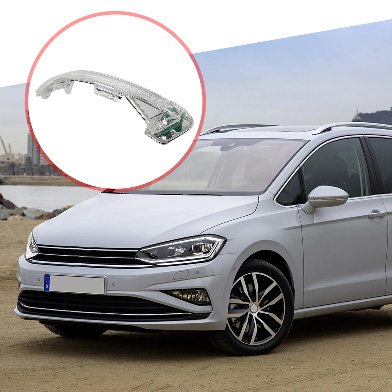 Side Mirror Turn Signal Lamp for VW Passat B8 Saloon Years 2015 - 2023 Auto Replace Lights Indicator Easy To Install Lightweight