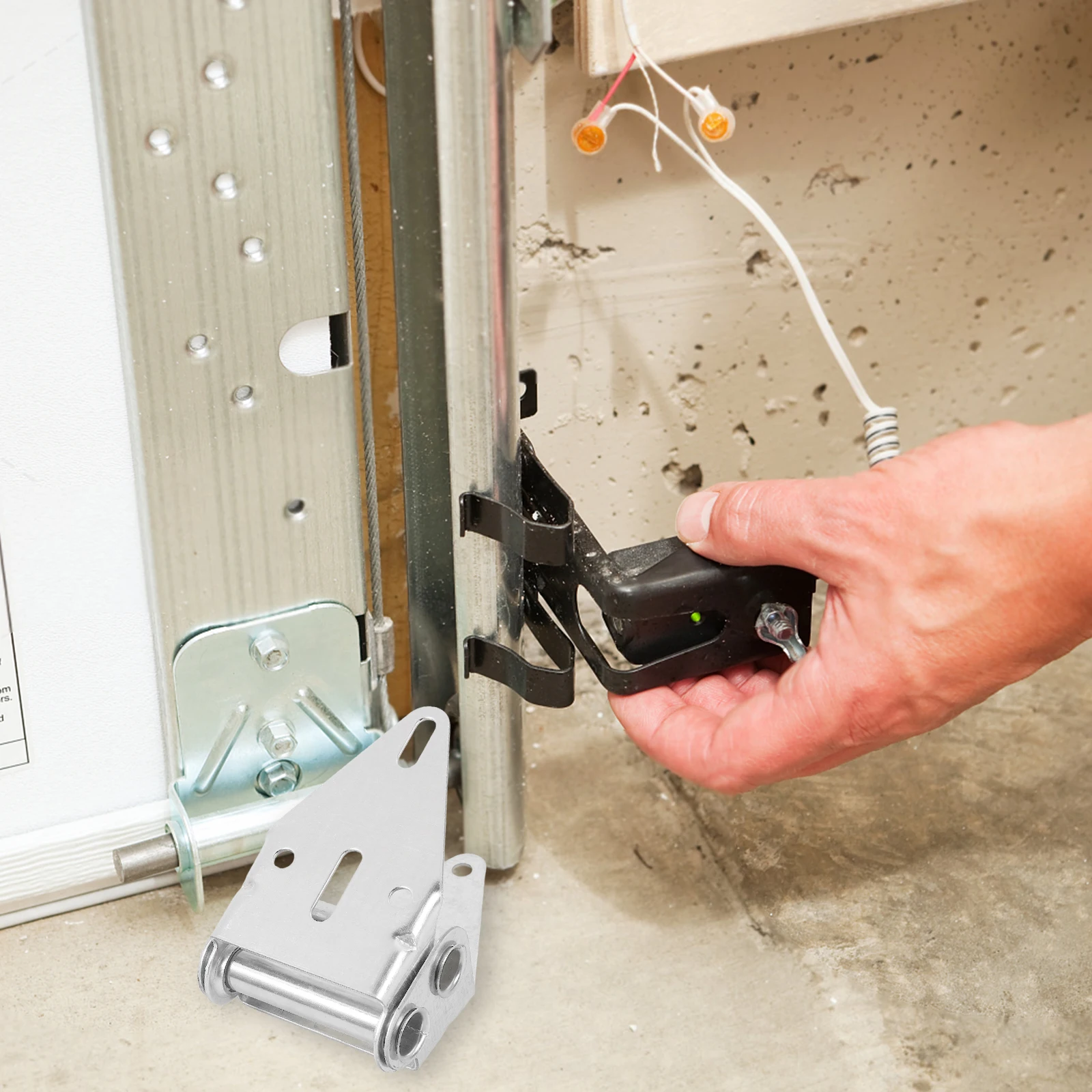 

2pcs Hinges Heavy Duty Iron Replacement Parts for Hardware Accessories Door Hinge Replacement Kit Garage Parts Garage