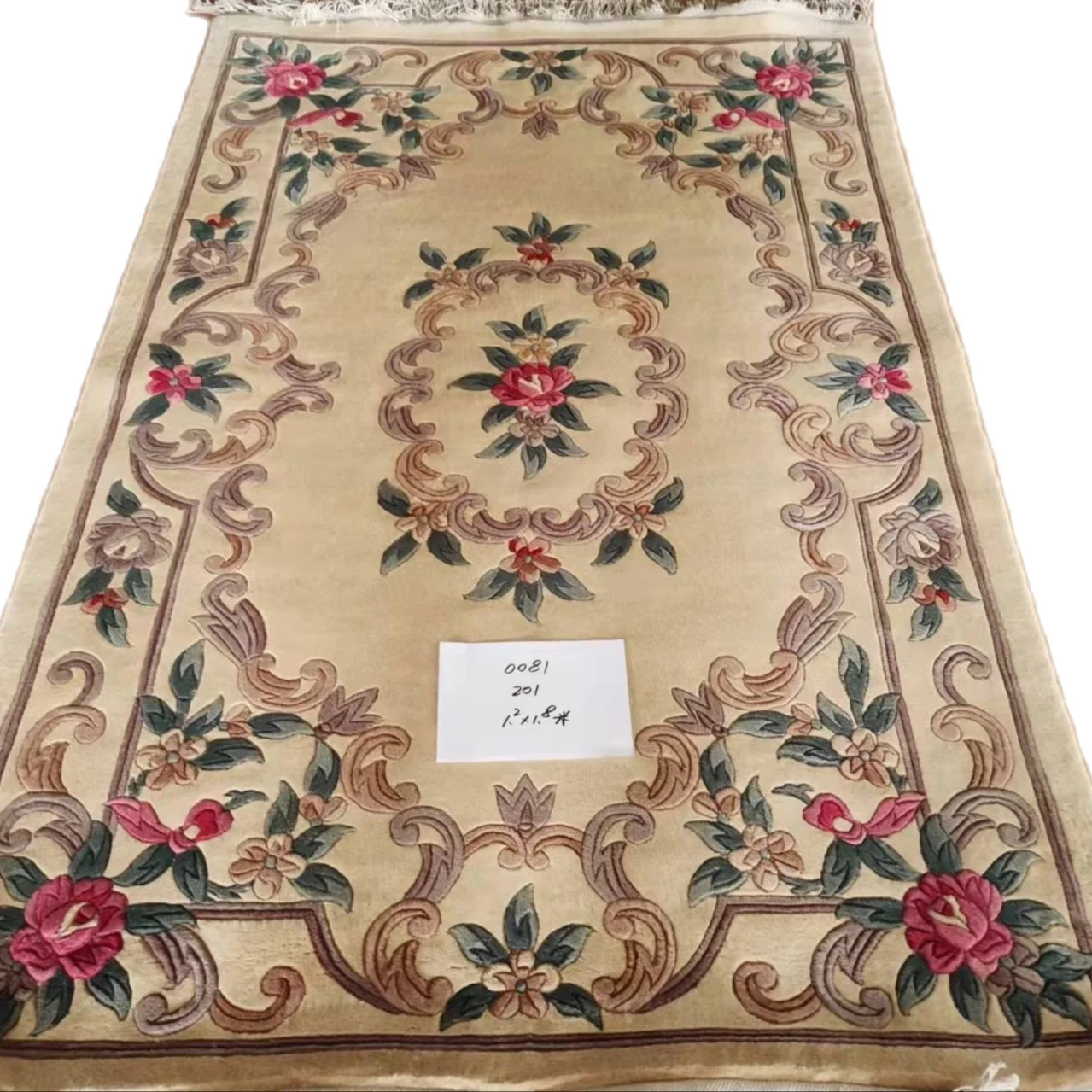 

Free shipping 4'x6' 90Lines Hand Knotted rugs 100% New Zealand thick plush carpet