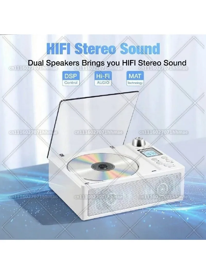 CD Player Retro Gift English Bluetooth Speaker Radio All-in-one Device Good Sound Quality Good Looking