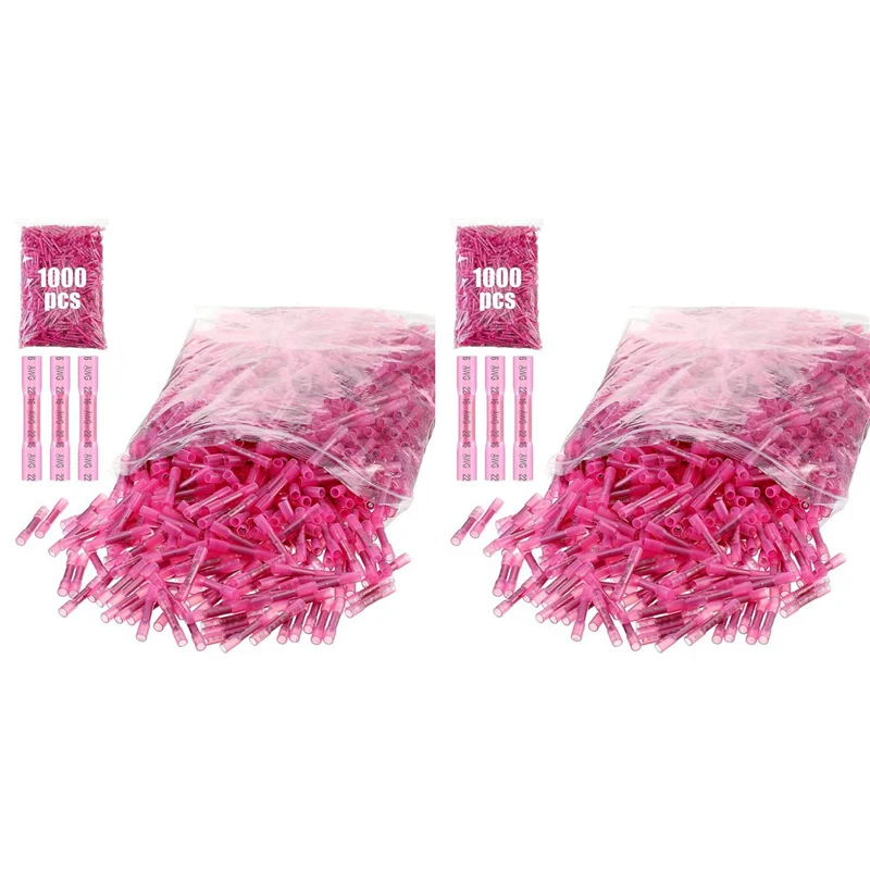 

HLZS-2000 шт. термоусадочные стыковые соединители, изолированные обжимные соединители для термоусадочных проводов морского класса, подходят для лодок