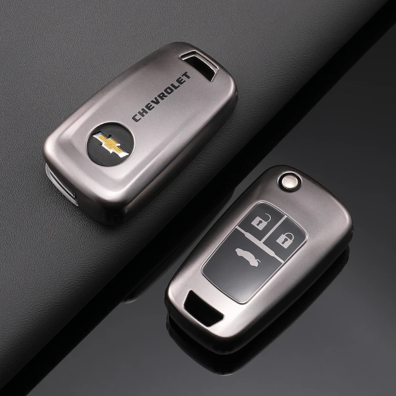 TPU Car Key Case Cover Shell Holder Fob For Chevrolet Cruze Aveo Trax Sail Malibu Captiva Prism Spark Key Protection Accessories