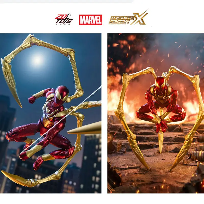 ZD Toys Spider-Man Brandneuer Day Miles Morales Spider-Man Scarlet Spider Hobie Brown ‌ Eisen-Spinnen ‌ Actionfiguren Spielzeugmodell Geschenk – Detail 11
