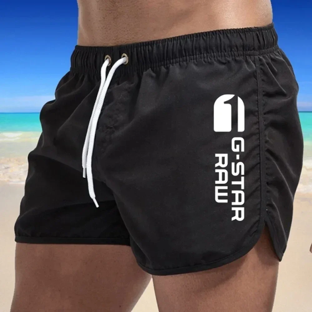 Fitness Beach Shorts Sports Swimming Short Pants Men's Summer Gym Workout Men's Breathable Mesh Quick Drying Sportswear Jogger