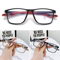 Blue Ray Blocking Anti-Blue Light Myopia Glasses Ultralight Sports Square Glasses TR Eye Protection Prescription Eyeglasses