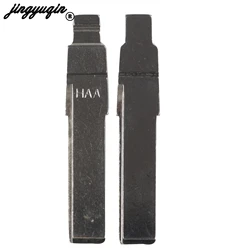 jingyuqin HU66 Blade For Vw Passat Bora Skoda Seattle Audi A6 Car Key Folding Uucut Blank Replacement