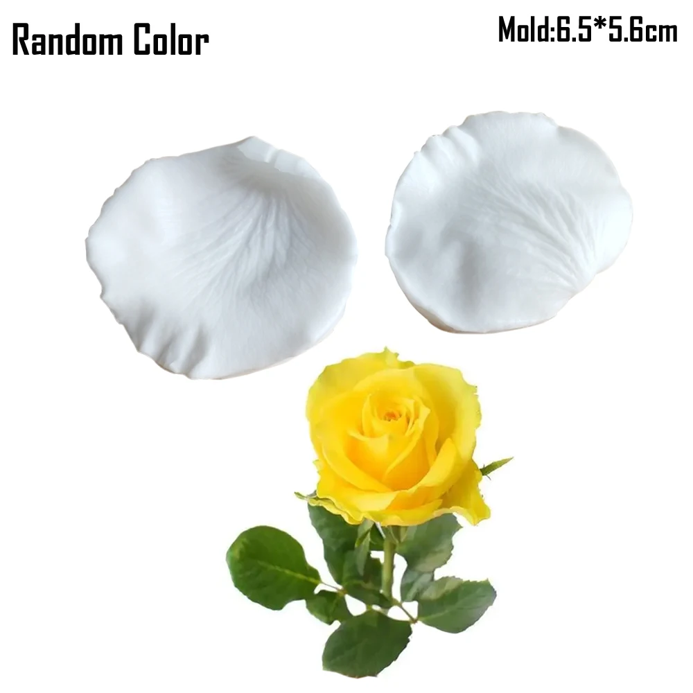 Yeni gül çiçek Veiners silikon kalıplar fondan Sugarcraft Gumpaste reçine kil su kağıt kek dekorasyon araçları M2305