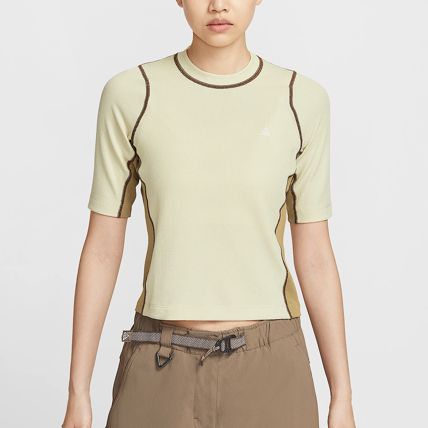 Nike Authentic Summer 1 Women's Fashion Splicing Sun Protection Slim Fit Sports T-Shirt HV0582-229
