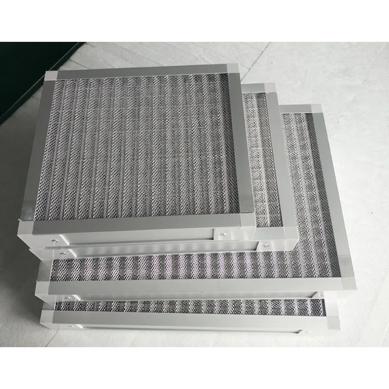 G4 Pleated Aluminum Filter 46mm Thick Custom Range Hood Metal Mesh Non Standard Size