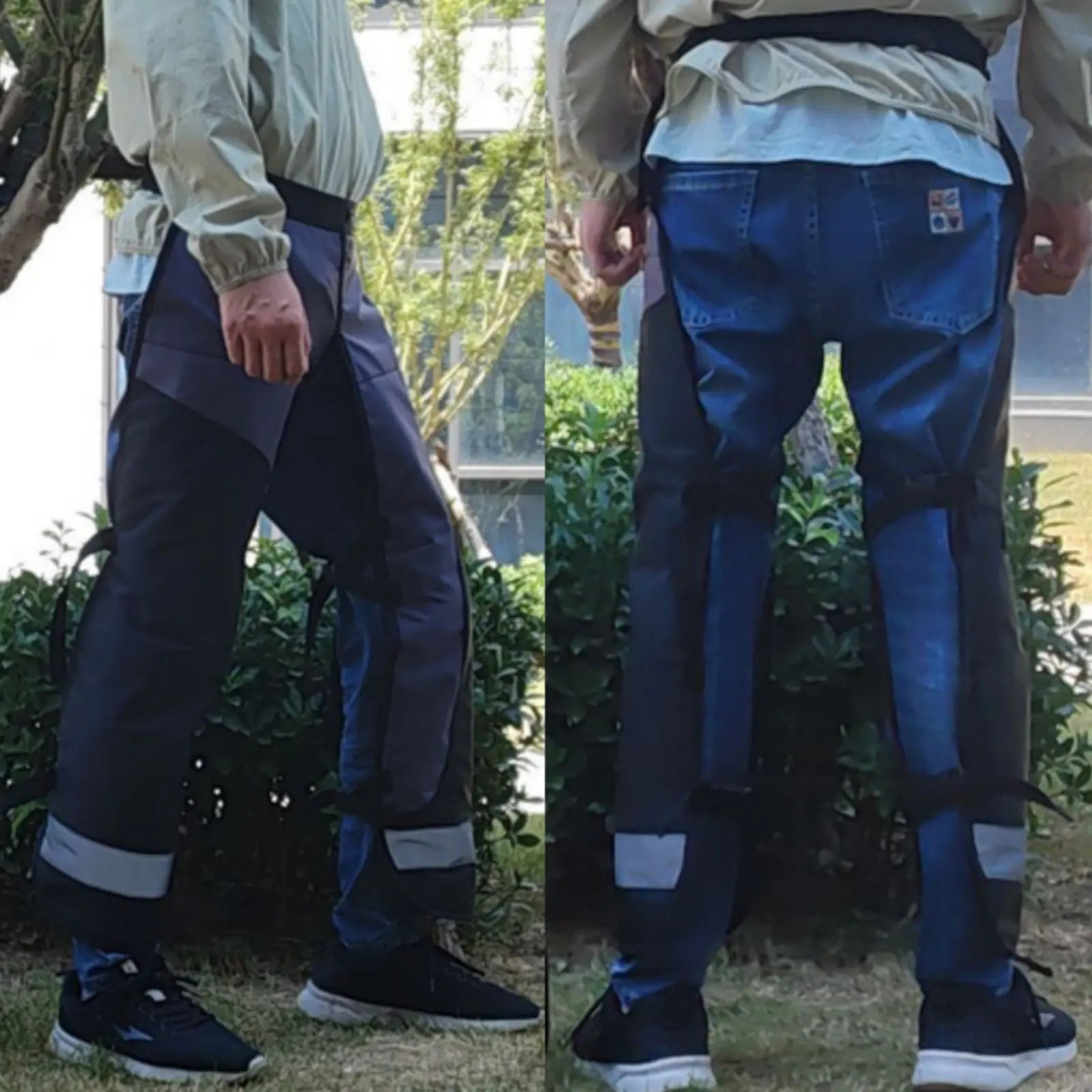 

Chainsaw Apron Chaps Heavy-Duty Apron Design Chainsaw Chaps Forestry Safety Pants Long-Lasting Polyester 8-Layer Protection