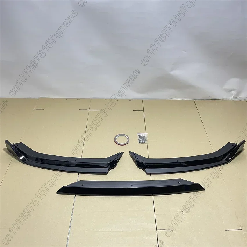 VW 폴로 MK5 6R 표준 Pre-Facelift 2009-2013 Pcs 앞 범퍼 립 스포일러 스플리터 디퓨저 분리기 바디 키트 글로스 블랙 썸네일 4