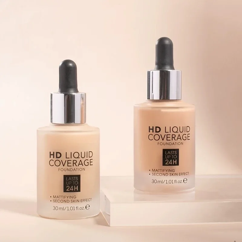 German 24 Hour Eyedropper Long-lasting Concealer Liquid Foundation for Permanent Makeup HD Foundation Cream Wholesale