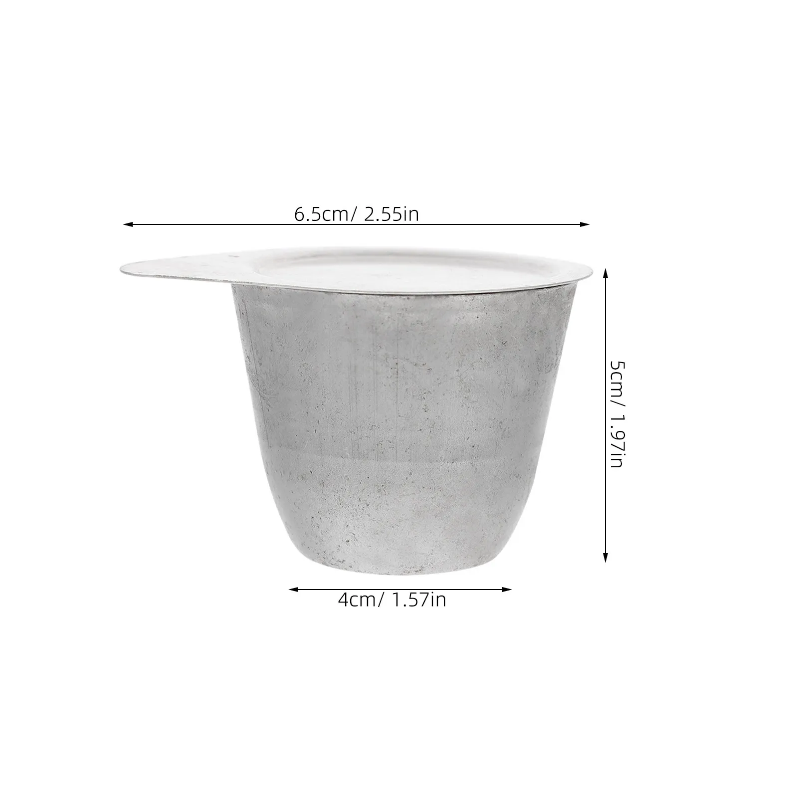 3pcs Nickel Crucible With Lid High Temperature Resistance Melting Tool For Gold Silver Platinum Refining Crucible Bowl