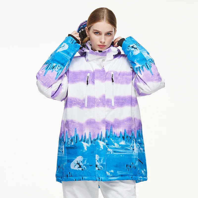 

Bear, Women's Snow Wear Suit Sets, Snowboarding Suit, Ski Clothes, Skiing Jacket and Pant, Snowboarding Suit, For Girl's